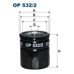 FILTRON OIL FILTER OP 532/2