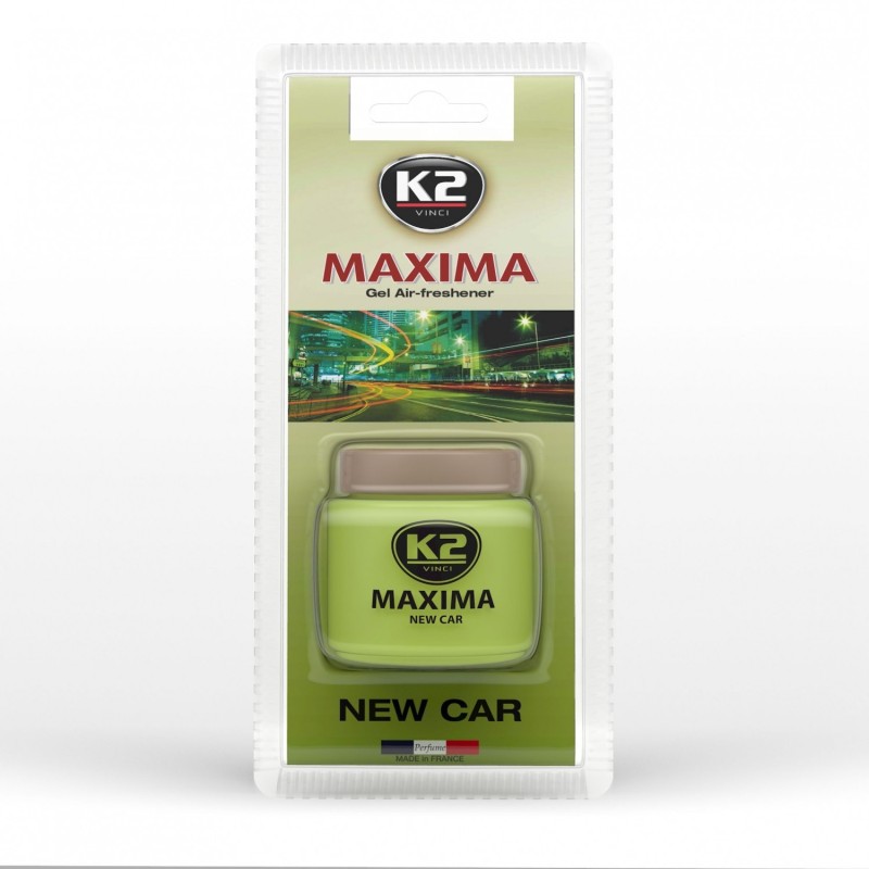 K2-ZAPACH MAXIMA 50ML ZELOWY NEW CAR