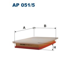 FILTRON AIR FILTER AP 051/5