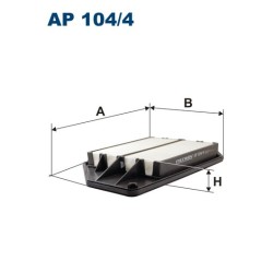 FILTRON AIR FILTER AP 104/4