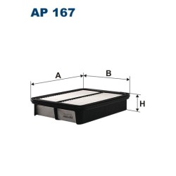 FILTRON AIR FILTER AP 167