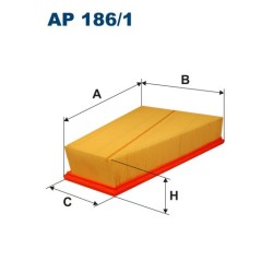 FILTRON AIR FILTER AP 186/1
