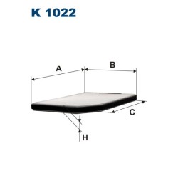FILTRON CABIN FILTER K 1022