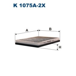 FILTRON CARBON CABIN FILTER K 1075A-2X