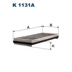 FILTRON FILTR KABINY WEGLOWY K 1131A