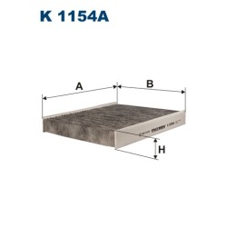 FILTRON CABIN FILTER CARBON K 1154A