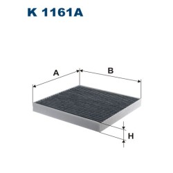 FILTRON CABIN FILTER CARBON K 1161A