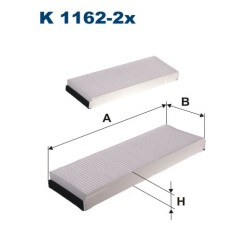 FILTRON CABIN FILTER K 1162-2X