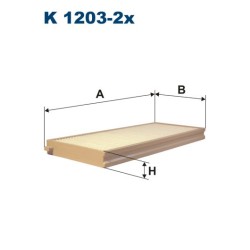 FILTRON CABIN FILTER K 1203-2X