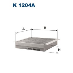 FILTRON FILTR KABINY WEGLOWY K 1204A