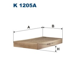 FILTRON CARBON CABIN FILTER K 1205A