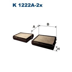 FILTRON CABIN FILTER CARBON K1222A-2X