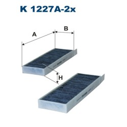 FILTRON CABIN FILTER CARBON K 1227A-2X
