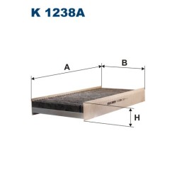 FILTRON FILTR KABINY WEGLOWY K 1238A