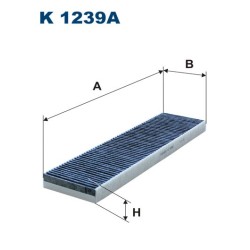 FILTRON CABIN FILTER CARBON K 1239A