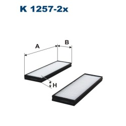FILTRON CABIN FILTER K 1257-2X