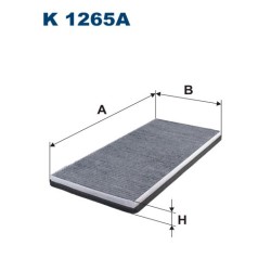 FILTRON CABIN FILTER CARBON K 1265A