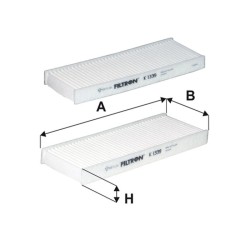 FILTRON CABIN FILTER K 1339-2X