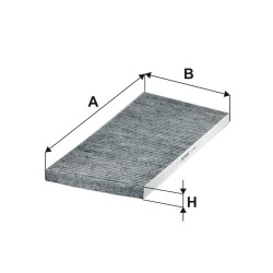 FILTRON CABIN FILTER CARBON K 1406A