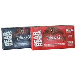 Bear Hands nitrile protective gloves size M