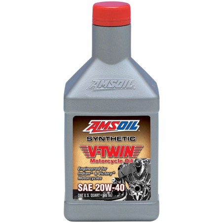 Amsoil 20W-40 Synthetic V-Twin Motorcycle Oil MVI