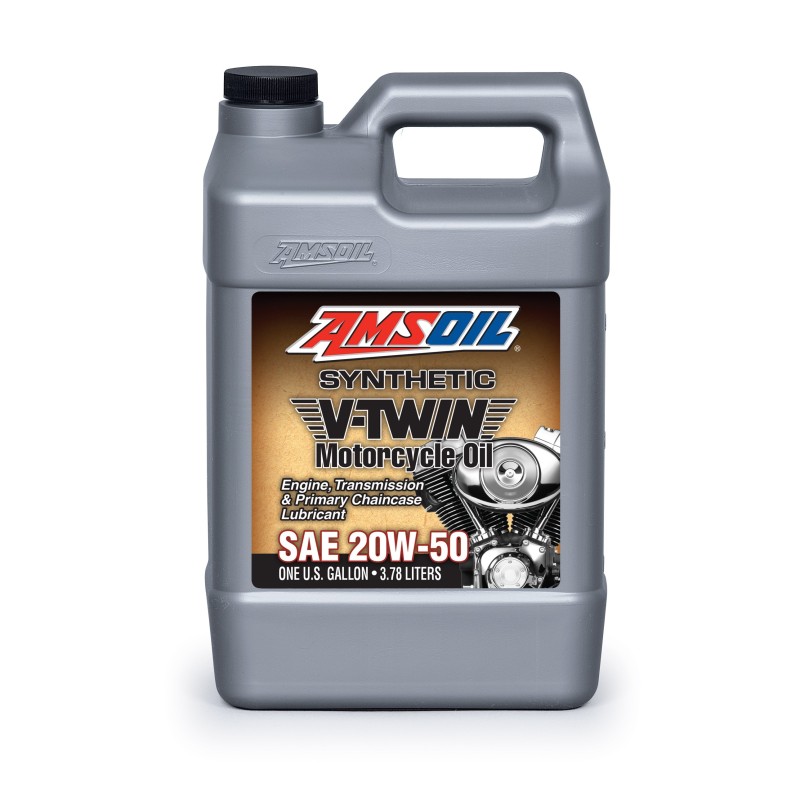 Image of Amsoil 20W50 Synthetic Motorcycler Oil MCV 3,78l