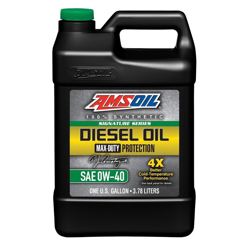 Image of AMSOIL 0W40 Max-Duty Signature Series Diesel Oil DZF 3,784L