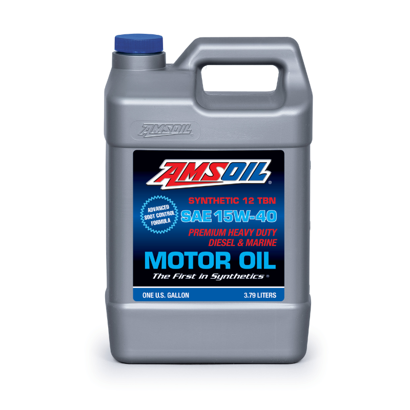 Image of AMSOiL 15W-40 Synthetic Heavy Duty Diesel and Marine Oil 3,784 l