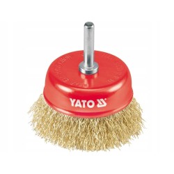 YATO FRONT BRUSH WITH SHANK 75MM YT-4750