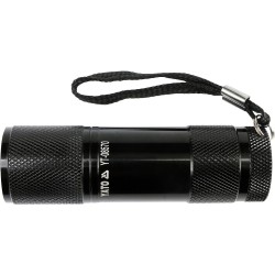 YATO ALUMINUM FLASHLIGHT, 9 LEDS, BLACK YT-08570
