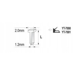 YATO GWOZDZIE DO ZSZYWACZY YATO 10MM 1000SZT YT-7032