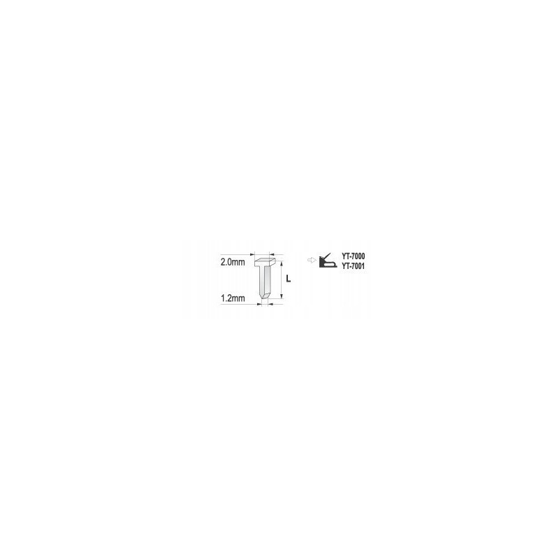 YATO GWOZDZIE DO ZSZYWACZY YATO 10MM 1000SZT YT-7032
