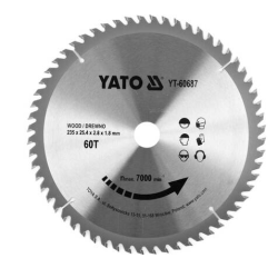 YATO TARCZA WIDIOWA DO DREWNA 235X60TX25,4MM YT-60687