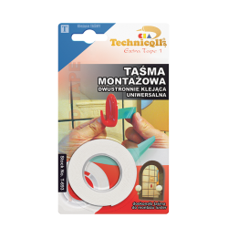 TECHNICQLL DOUBLE-SIDED MOUNTING TAPE 1.5M/19MM T-693