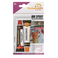 TECHNICQLL EPOXY ADHESIVE 10 MIN CLEAR 2X20ML E-444