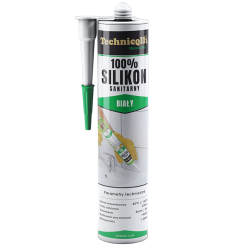 TECHNICQLL SANITARY SILICONE WHITE 300ML S-365