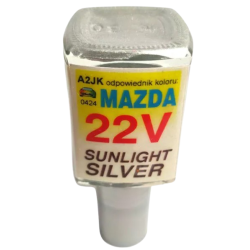 ARASYSTEM LAKIER SAMOCHODOWY 10ML MAZDA 22V SUNLIGHT SILVER ZAPRAWKA