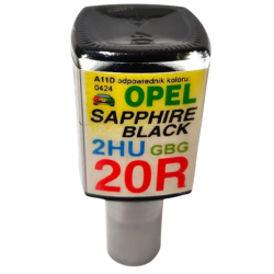 ARASYSTEM LAKIER SAMOCHODOWY 10ML OPEL 20R 11K 2HU 784J BLACK SAPHIRE ZAPRAWKA
