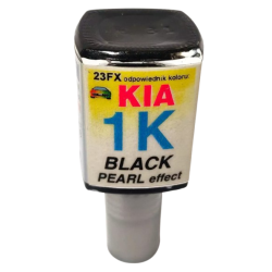 ARASYSTEM LAKIER SAMOCHODOWY 10ML KIA HYUNDAI 1K CZARNA PERŁOWA