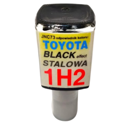 ARASYSTEM LAKIER SAMOCHODOWY 10ML TOYOTA 1H2 CZARNA STALOWA ZAPRAWKA