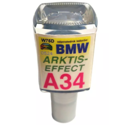 ARASYSTEM LAKIER SAMOCHODOWY 10ML BMW A34 ARKTIS EFFECT ZAPRAWKA DO RYS