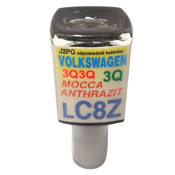 ARASYSTEM LAKIER SAMOCHODOWY 10ML VW LC8Z C8Z MOCCA ANTHRAZIT ZAPRAWKA DO RYS