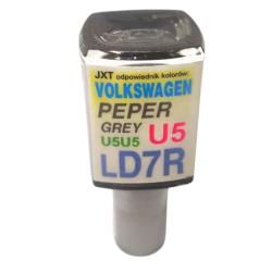 ARASYSTEM LAKIER SAMOCHODOWY 10ML AUDI VW D7R LD7R PEPPER GREY ZAPRAWKA