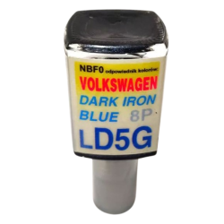ARASYSTEM LAKIER SAMOCHODOWY 10ML AUDI VW D5G LD5G 8P, DARK IRON BLUE VW