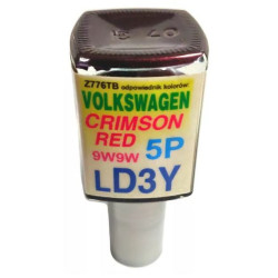 ARASYSTEM LAKIER SAMOCHODOWY 10ML VW D3Y LD3Y 9W9W 5P CRIMSON RED