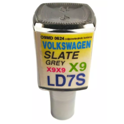 ARASYSTEM LAKIER SAMOCHODOWY 10ML AUDI VW SEAT D7S LD7S X9 SLATE GREY EFFECT