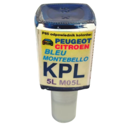 ARASYSTEM LAKIER SAMOCHODOWY 10ML CITROEN PEUGEOT KPL 5M M05L BLEU MONTEBELLO