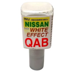 ARASYSTEM LAKIER SAMOCHODOWY 10ML NISSAN QAB WHITE EFFECT ZAPRAWKA