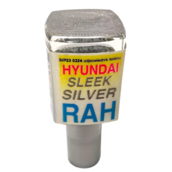 ARASYSTEM LAKIER SAMOCHODOWY 10ML KIA HYUNDAI RAH SLEEK SILVER ZAPRAWKA