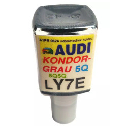 ARASYSTEM LAKIER SAMOCHODOWY 10ML AUDI VW SEAT Y7E LY7E 5Q KONDOR GRAU